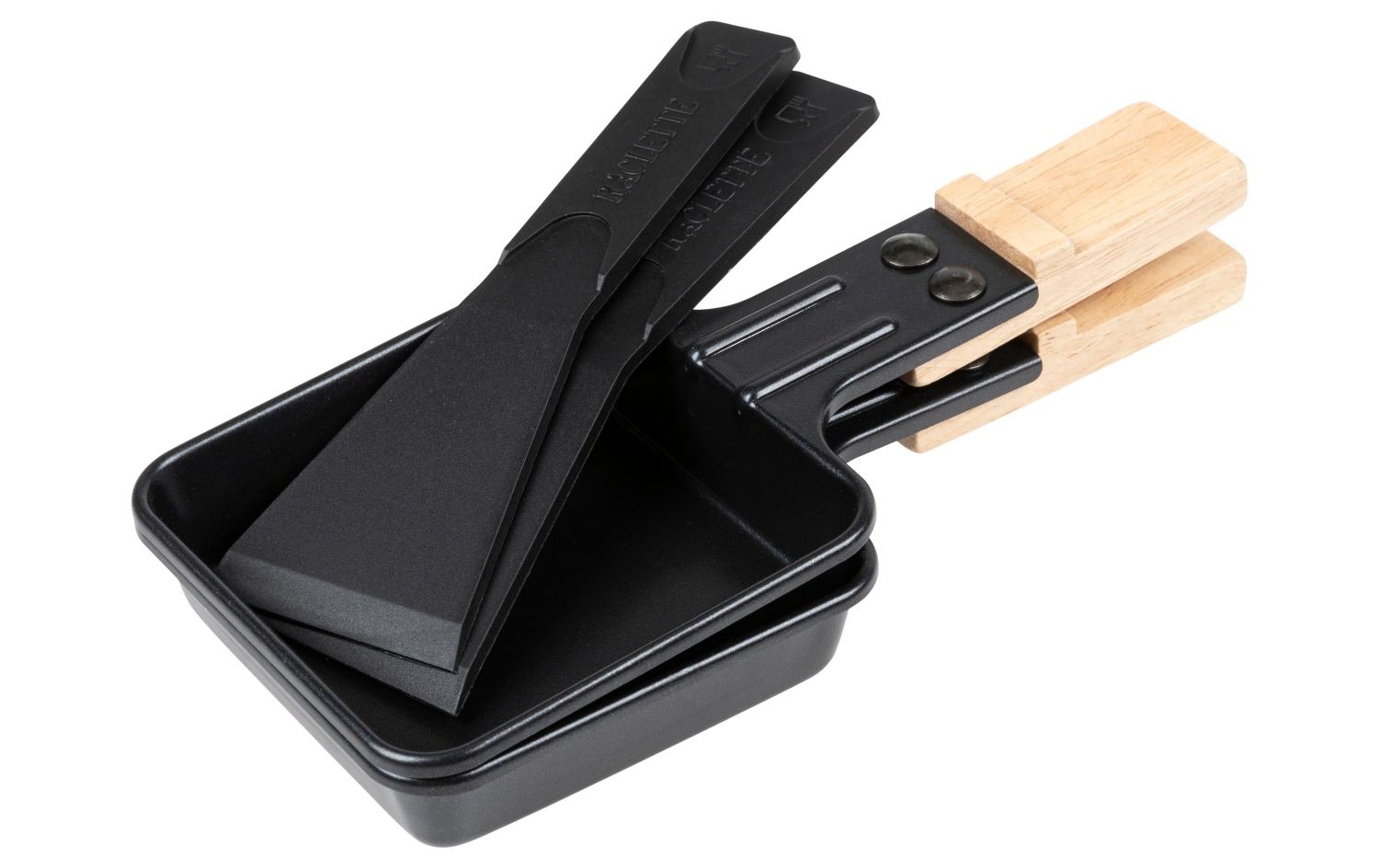 FURBER Raclette-Grill 4P Holz/Stein
