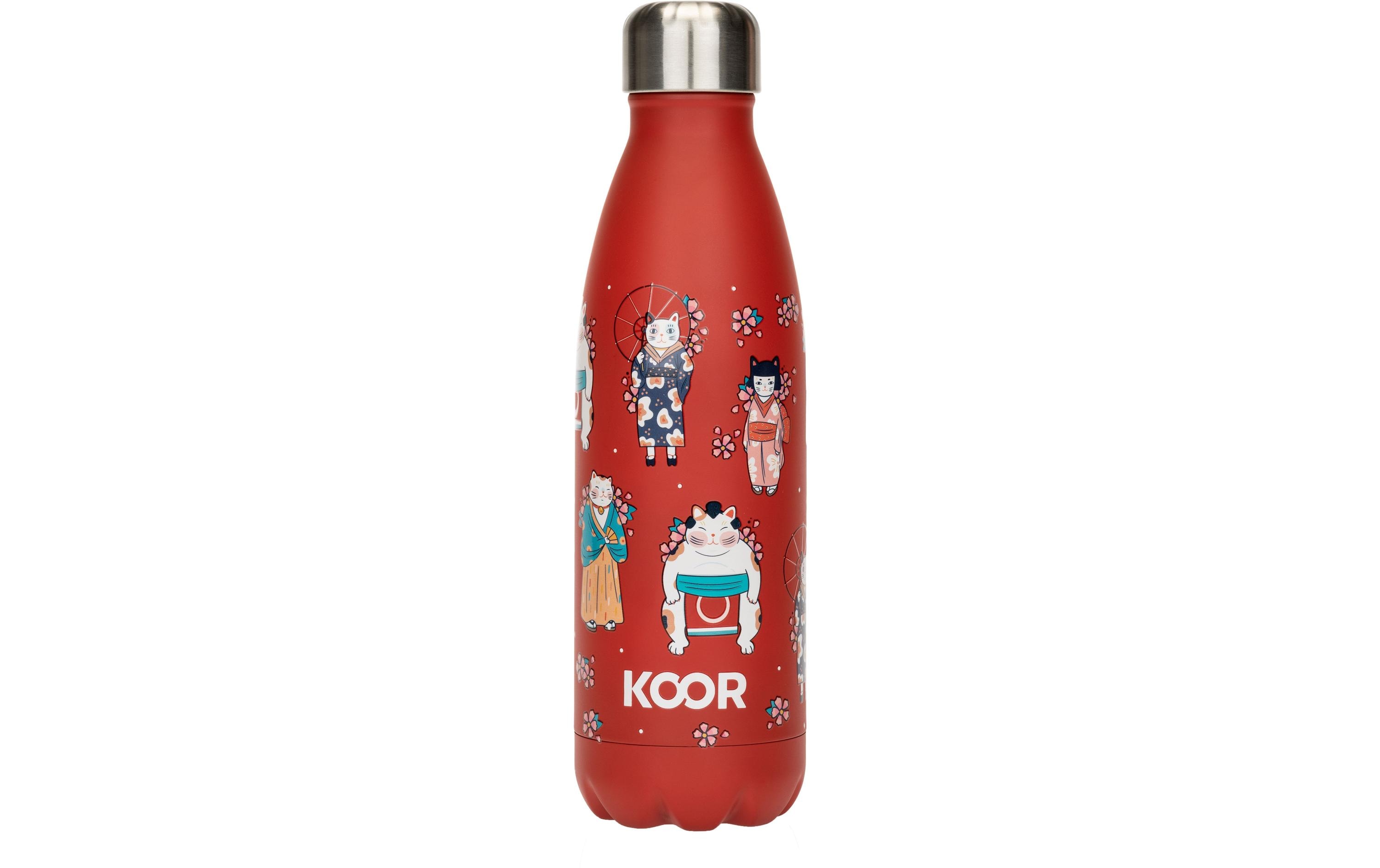 KOOR Flasche Thermo 500ml Japanese Cats
