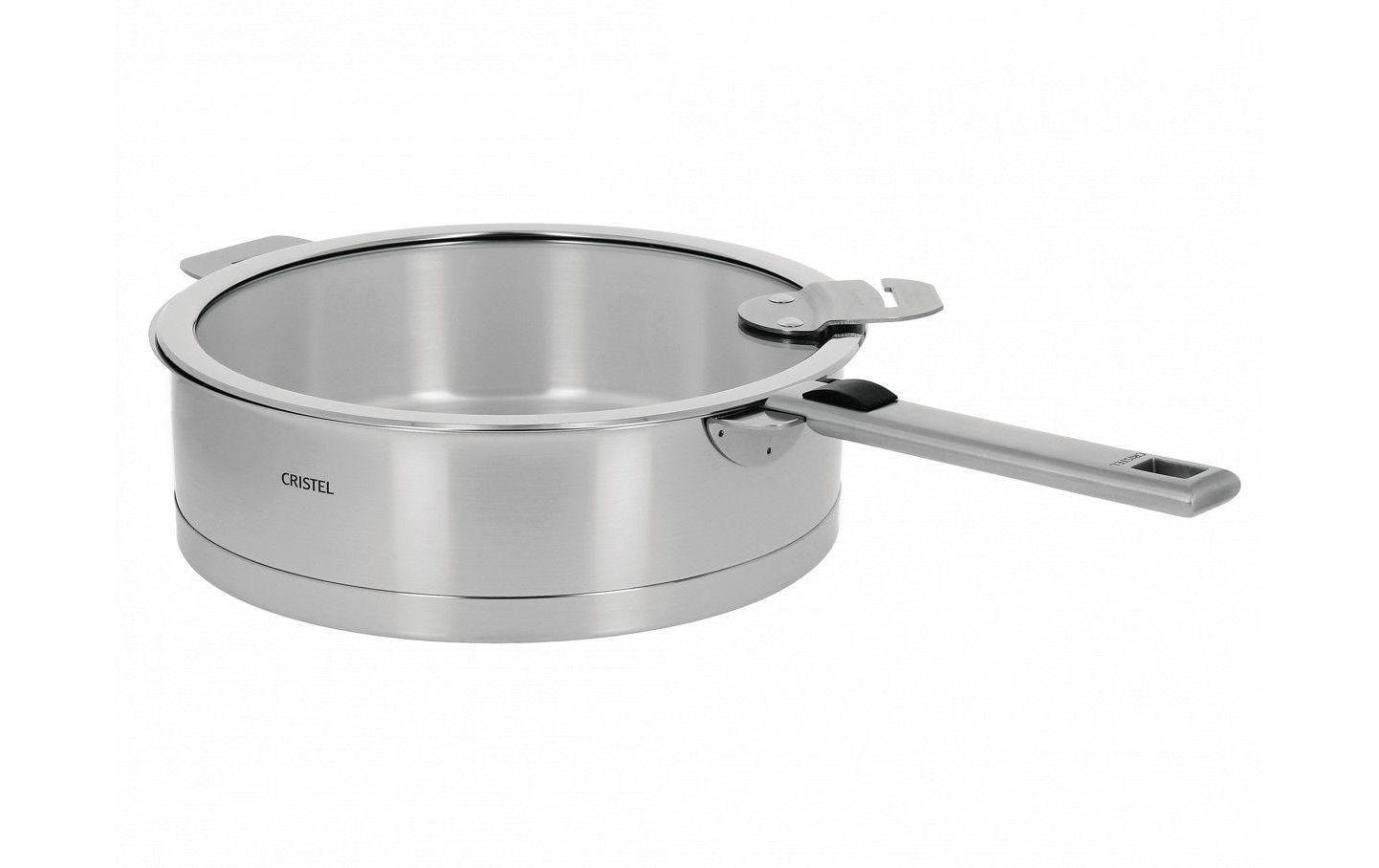 Cristel Schmorpfanne Strate, Ø 22cm, Griffe Kochtopf, Kochgeschirr