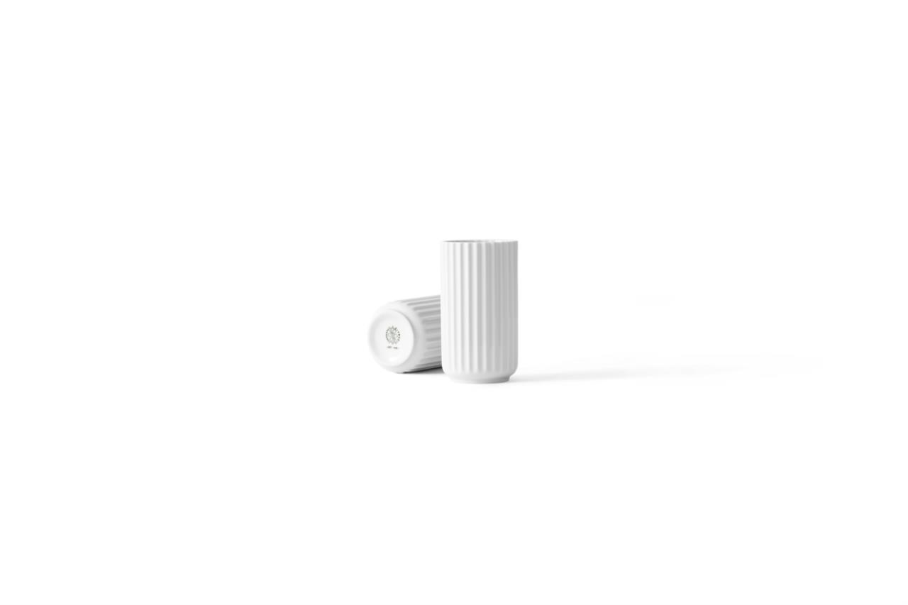Lyngby Vase, 12.5cm, Weiss