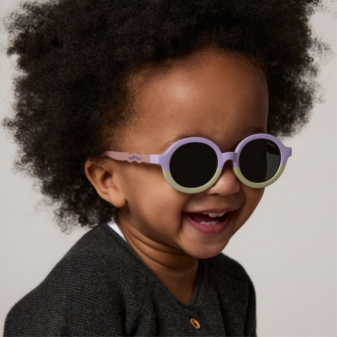 Kinderbrille, Rundgläser, Lila Rahmen, Sonnenbrille, Kinderaccessoire