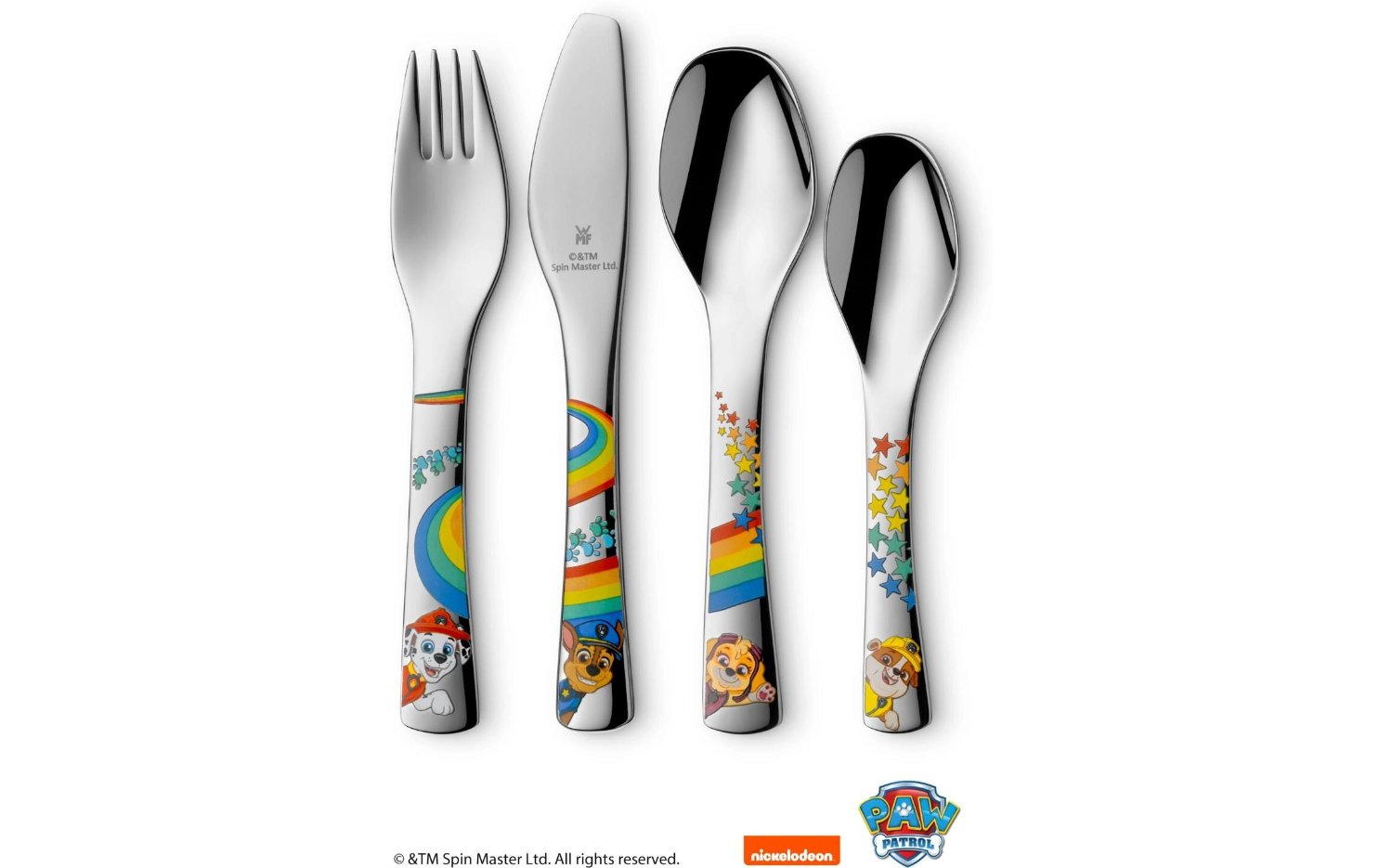 WMF Kinderbesteckset Paw Patrol Besteck, Gabel, Löffel