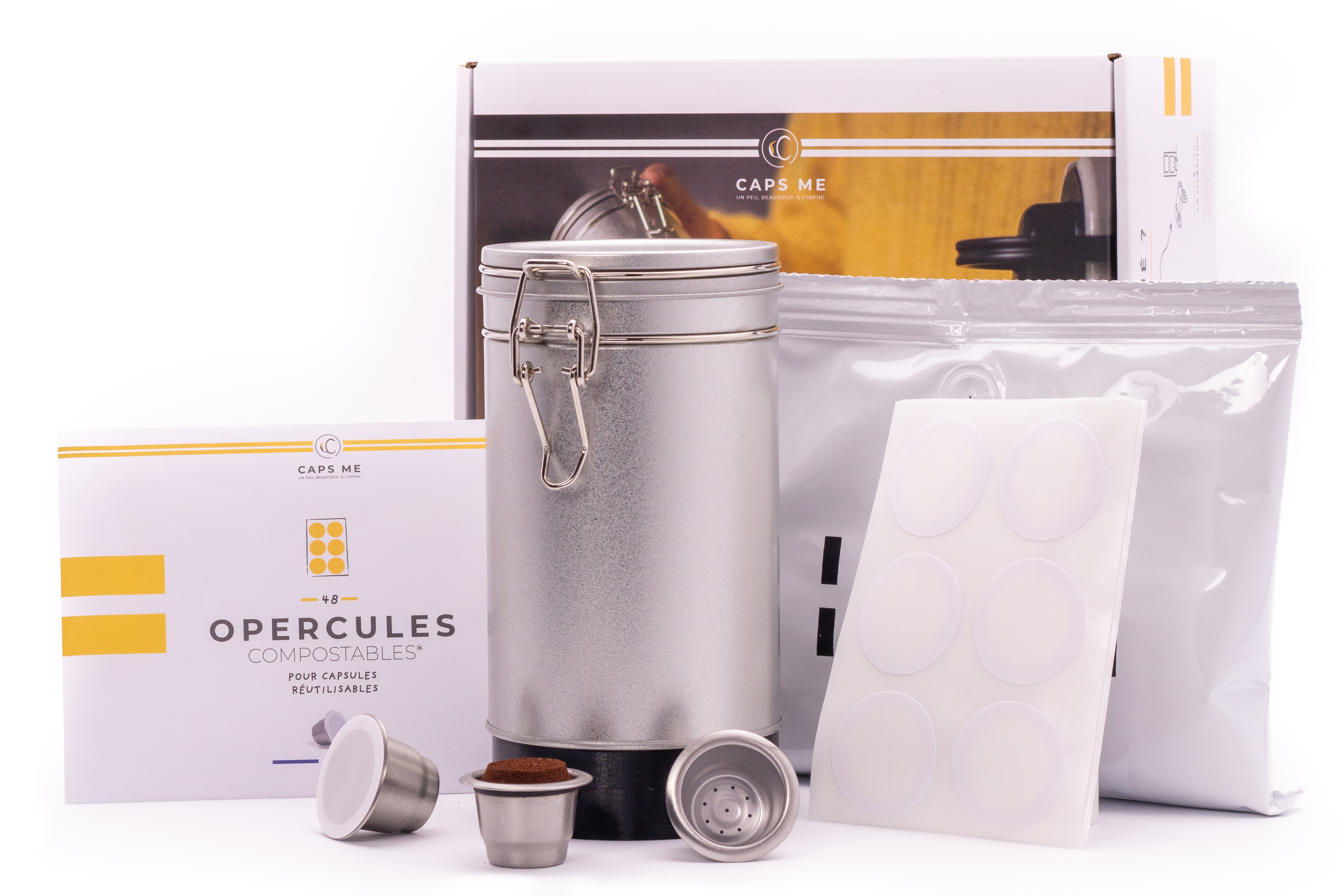 Kaffeebox grau