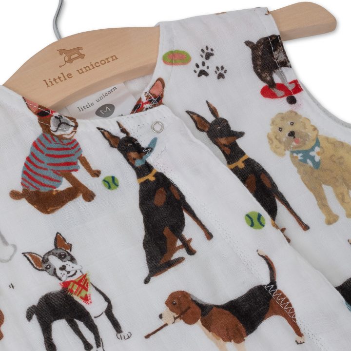 Cotton Muslin Sleep Romper Gr. M - Woof