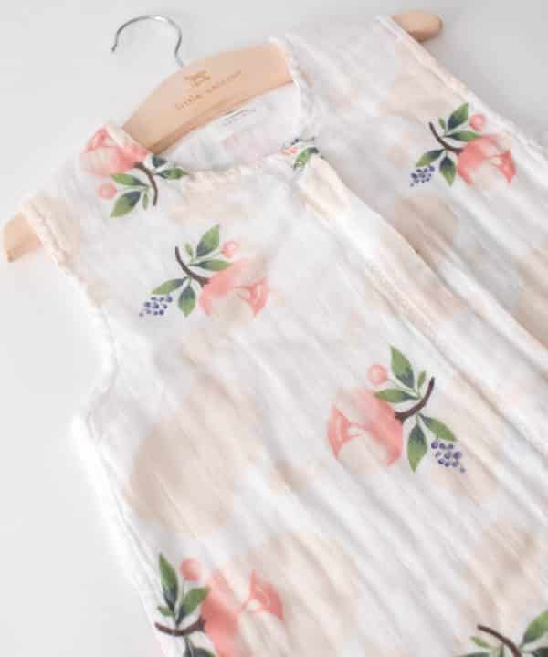 Cotton Muslin Sleeping Bag Gr. S -Watercolor Rose