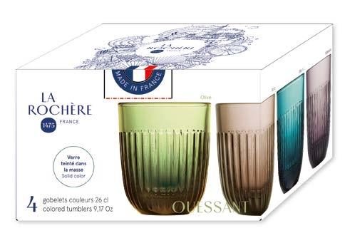 OUESSANT Trinkgläser 26 cl Set à 4 Stück