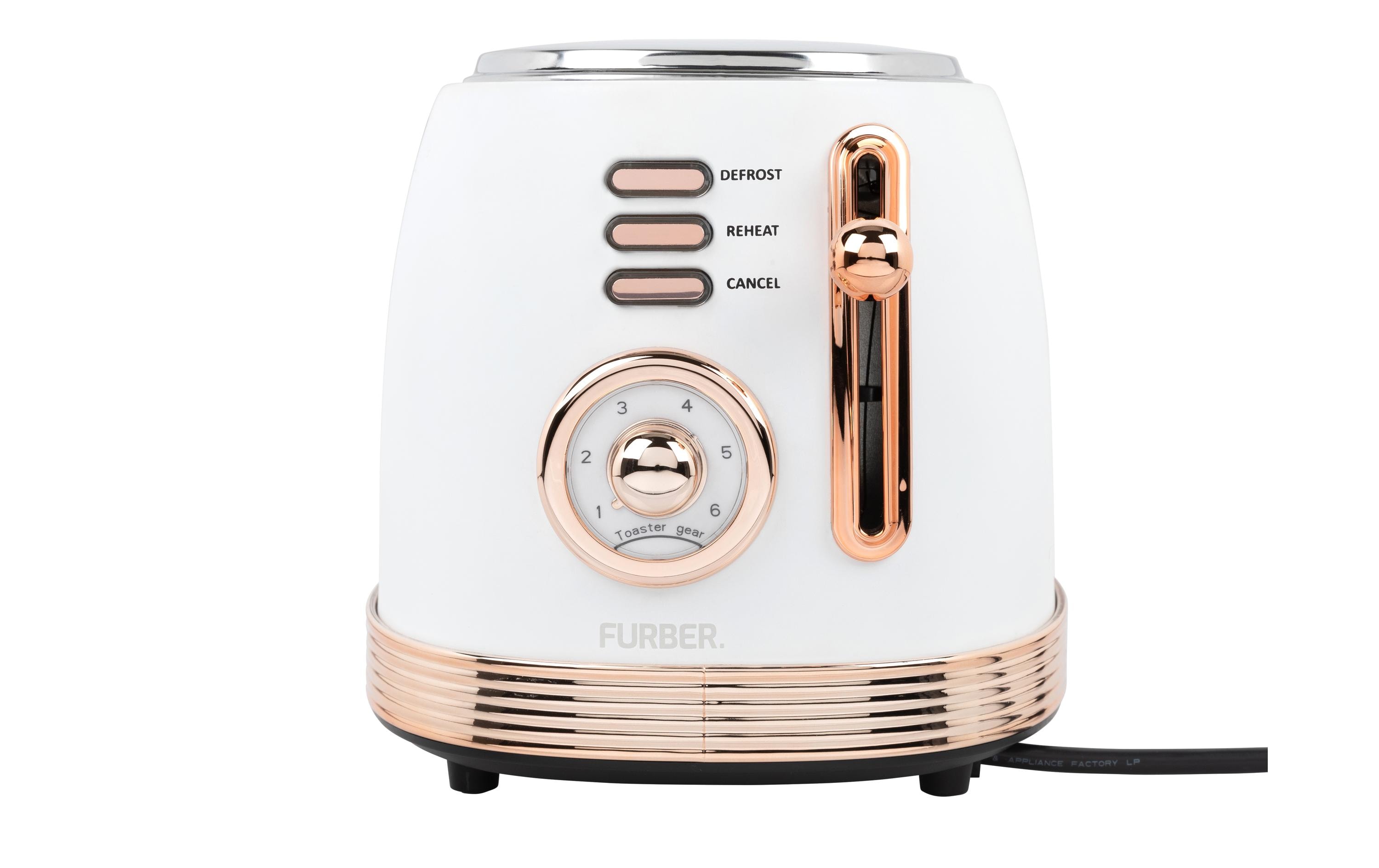 FURBER Set Wasserk-Toaster-Standmix Weiss