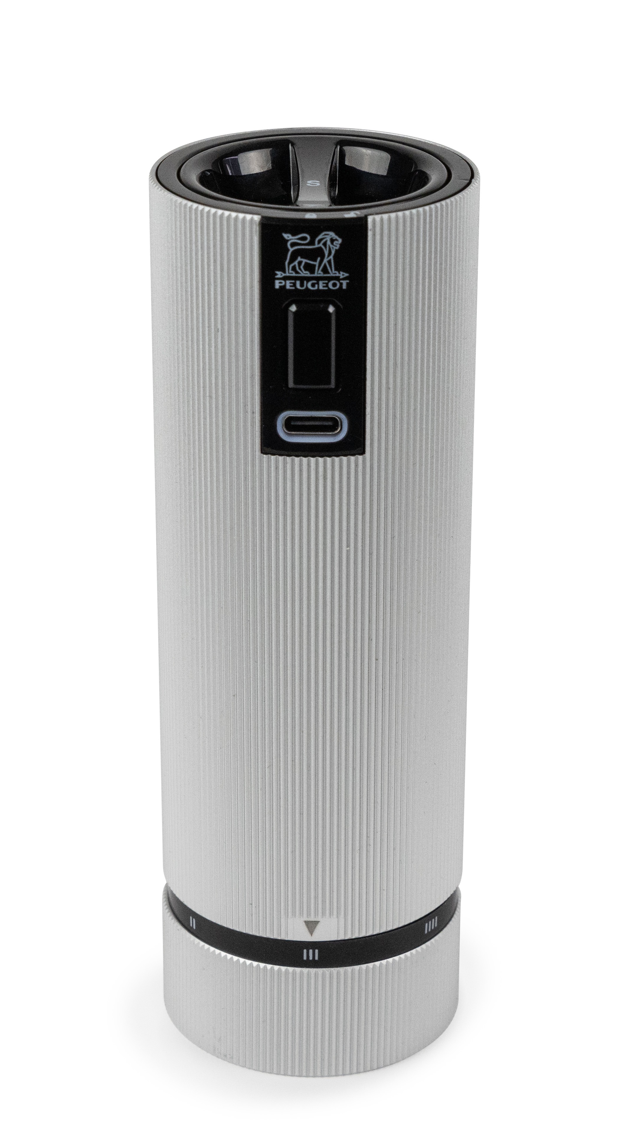 LINE elektrische Salzmühle U'Select 15 cm Aluminium