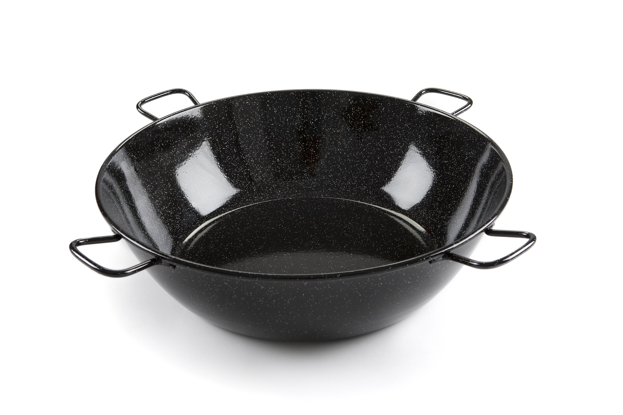 Stahlpfanne emailliert D65cm 4 Griffe