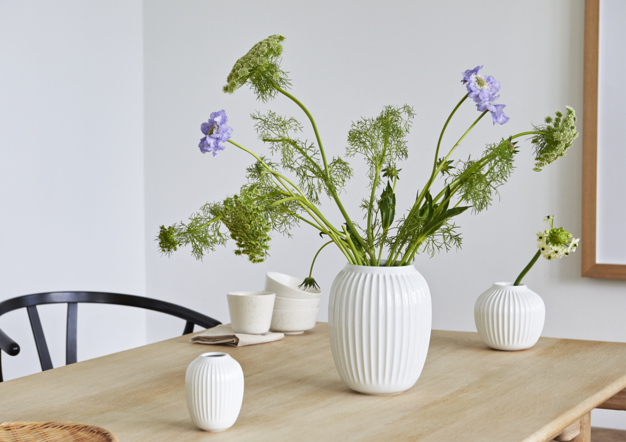 Hammershøi Vase, 13cm, Weiss