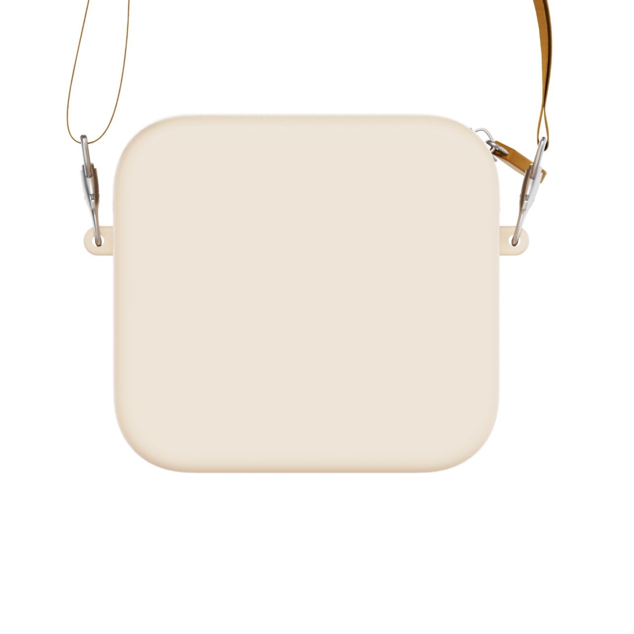 tasche, Umhängetasche, Beige, quadratisch, Crossbody