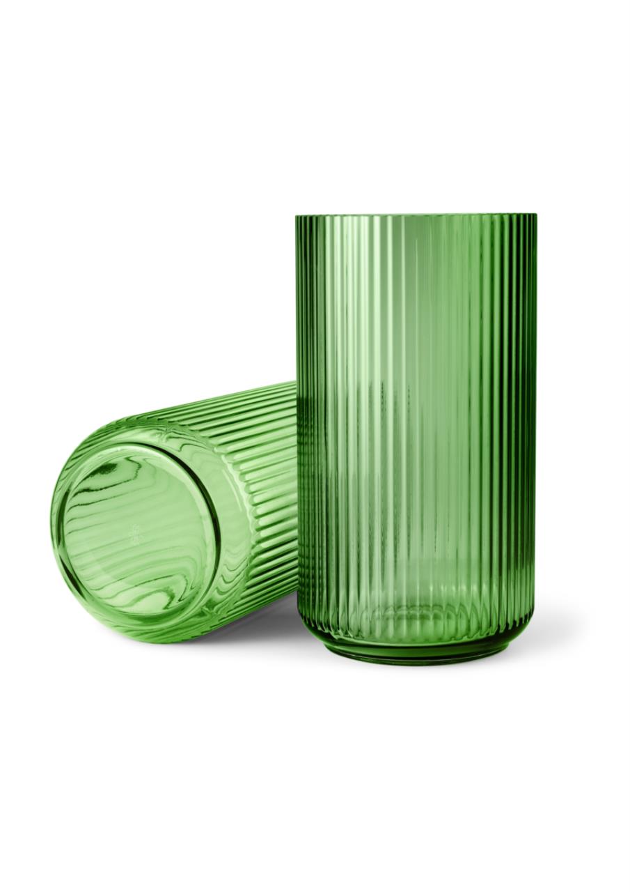 Lyngby Vase, 38cm, Copenhagen green