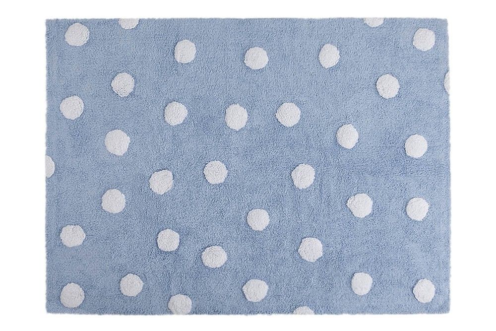 Rug Polka Dots Blue