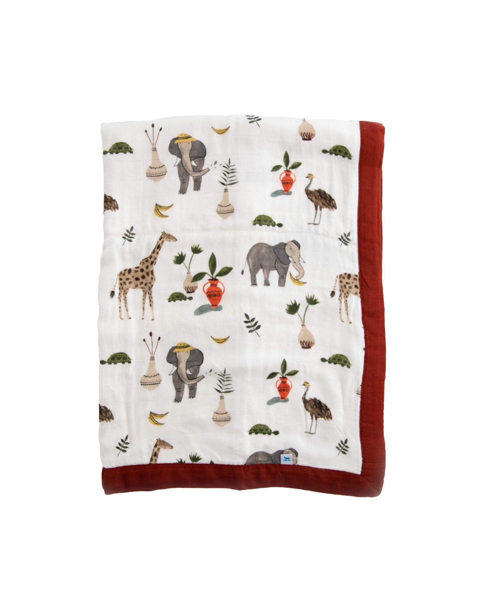 Deluxe Muslin Baby Blanket - Safari Social
