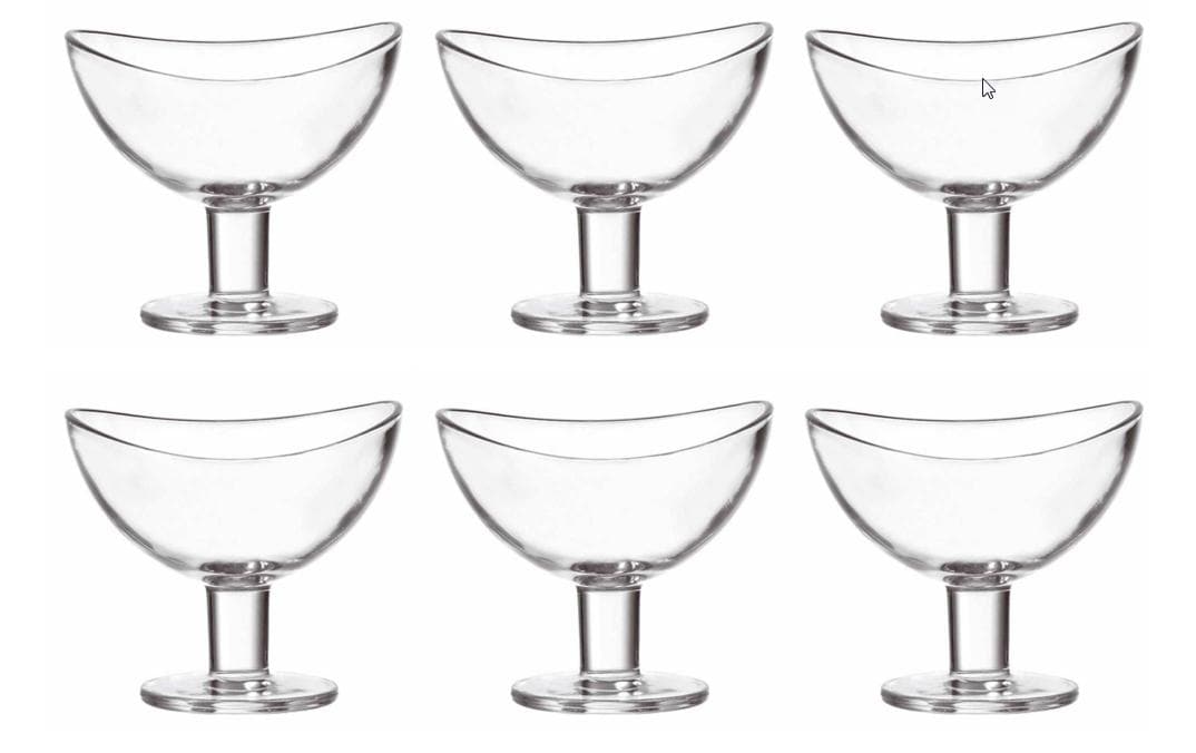 Leonardo Dessert Schalen Loop Glas, Kelch