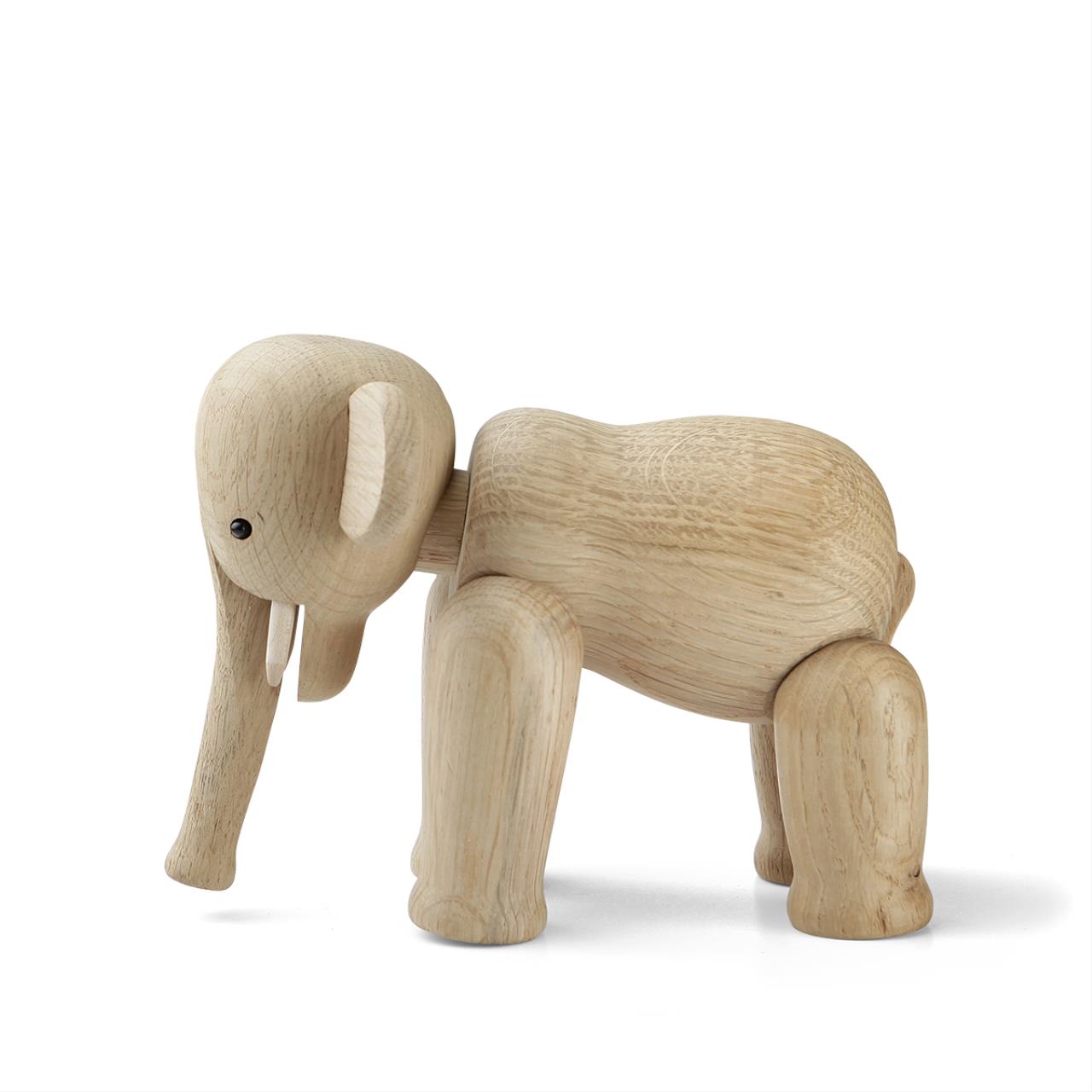 Elefant mini, 9.5cm, Eiche