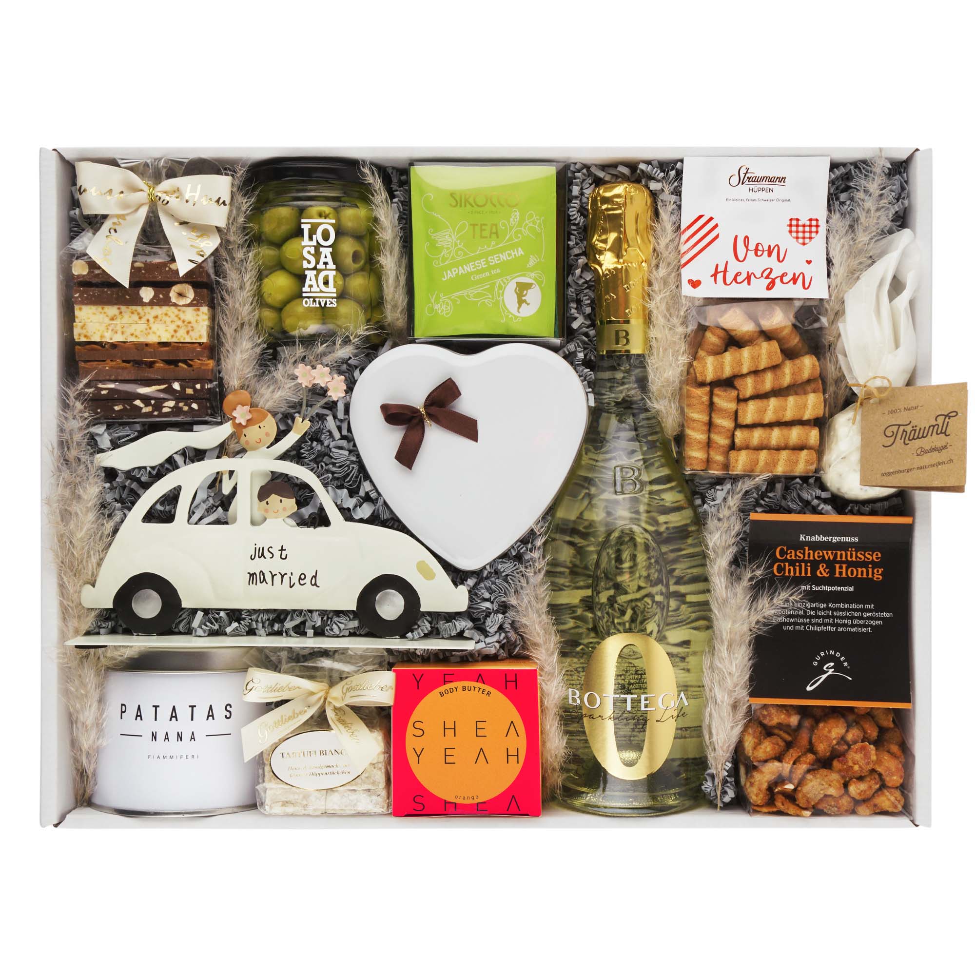 Geschenkkorb Hochzeit "Just Married"