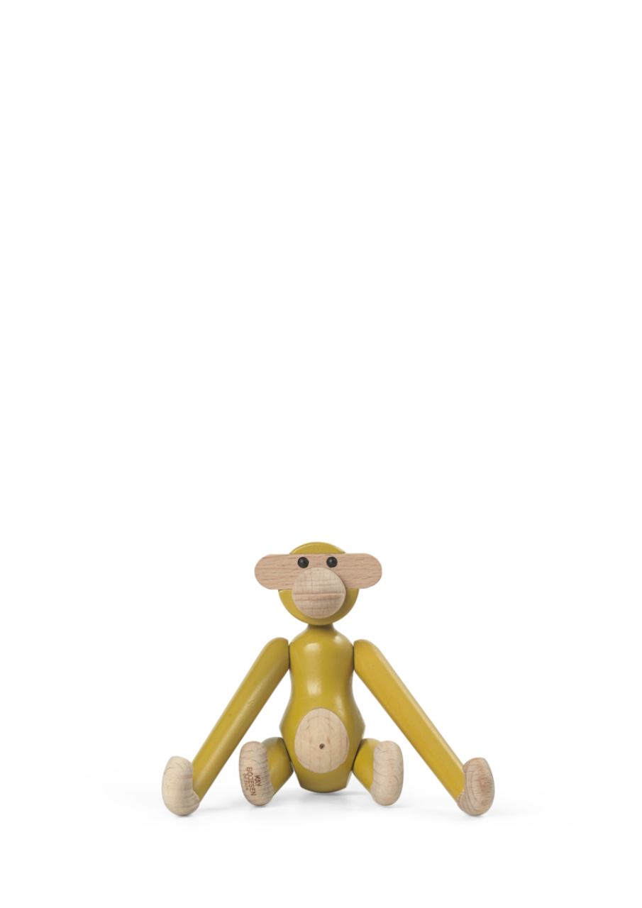 Affe mini, 9.5cm, vintage yellow