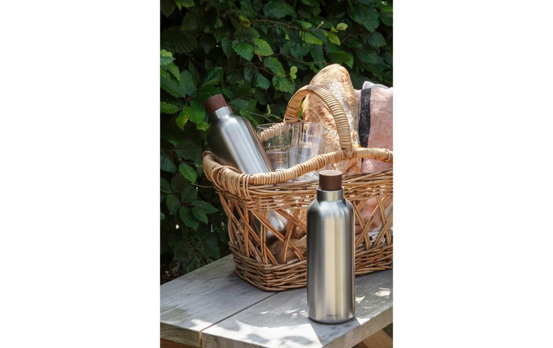 Trinkflasche, Stahlflasche, Aluminium, Edelstahl, Tragekorb, Flasche, Stahl, Wasserflasche, Trinkflasche, Auffangkorb