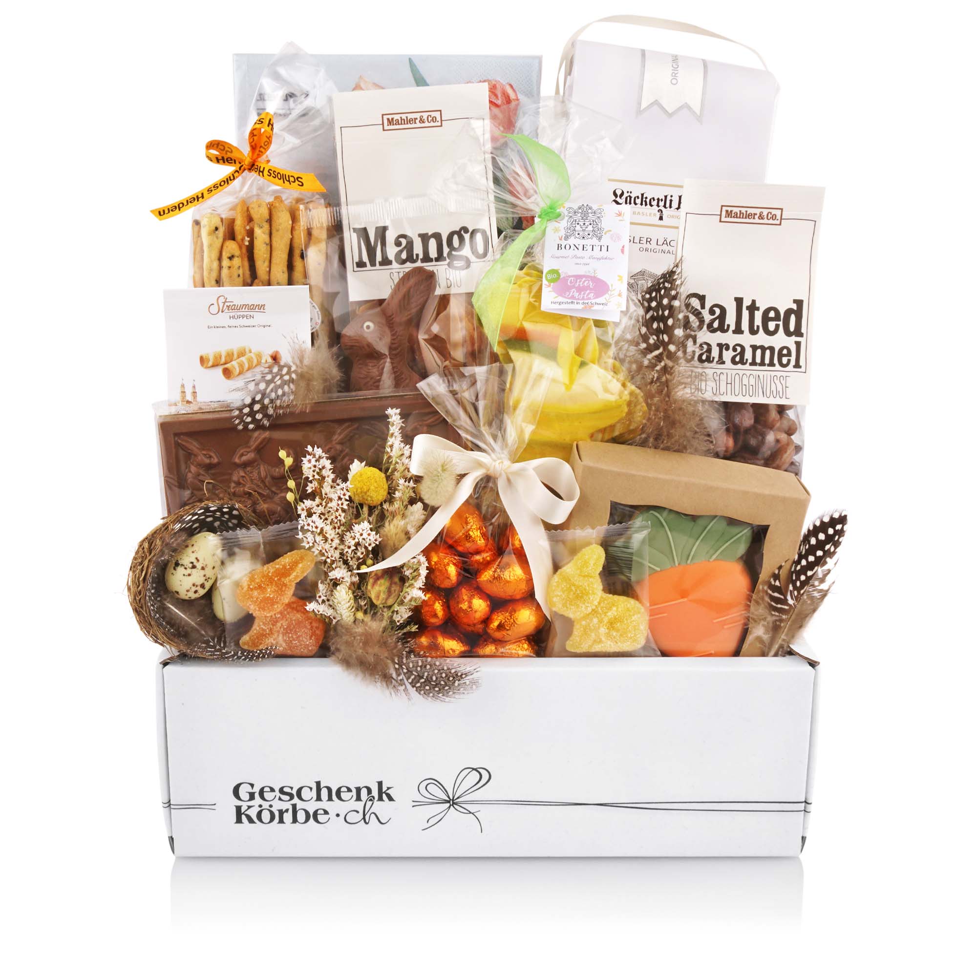 Geschenkkorb Ostern "Hasenparade" Essen, Mittagessen, Mahlzeit