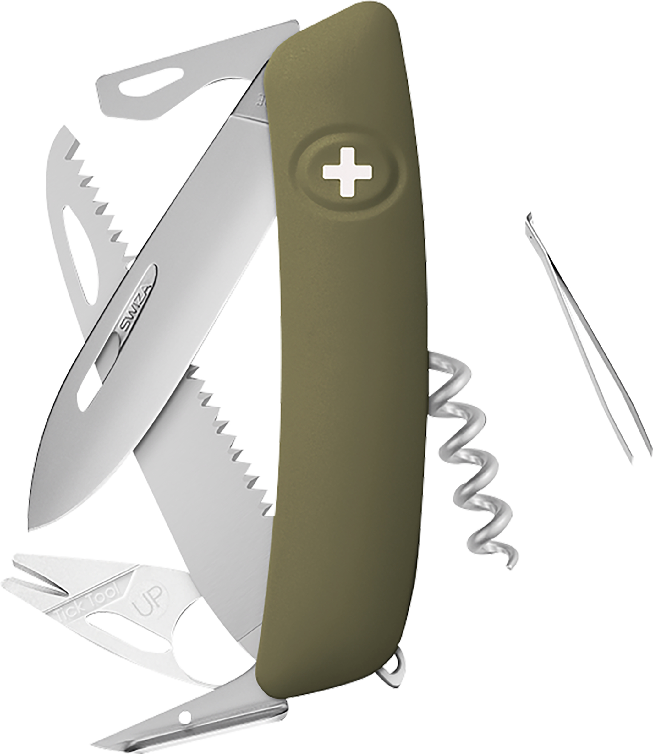 Taschenmesser Large Olive matt