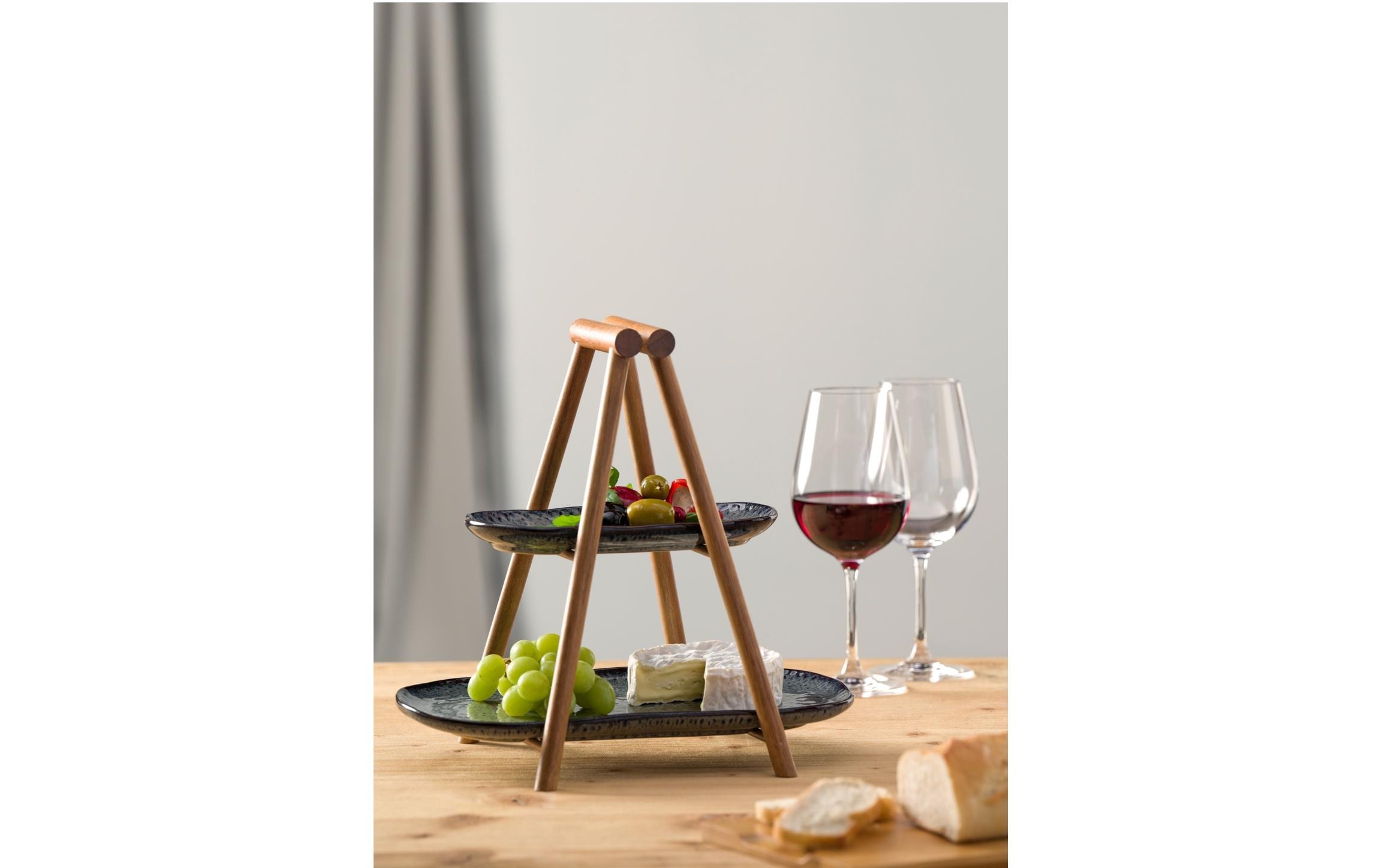 Leonardo Etagere Matera oval grau