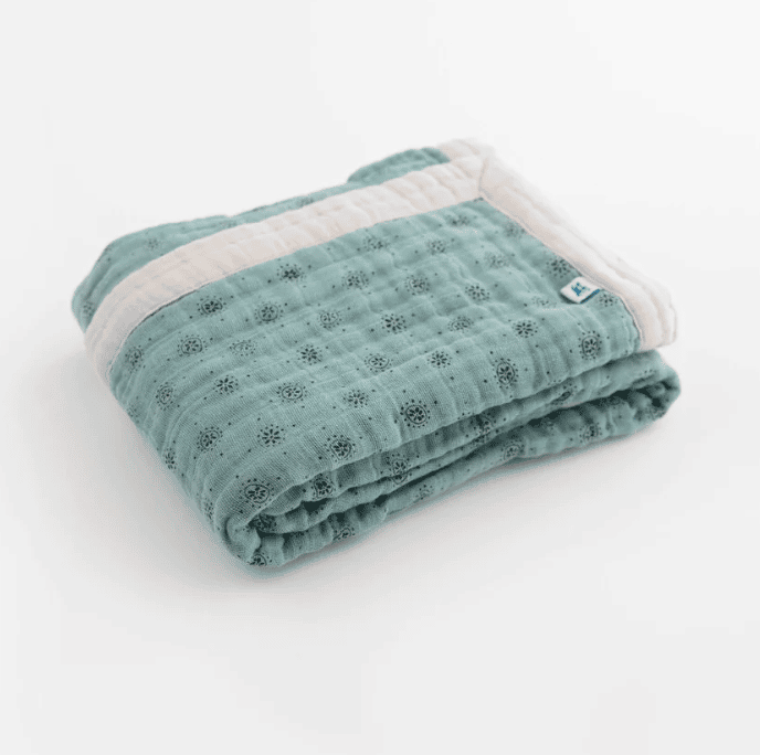 Cotton Muslin Baby Blanket - Wallflower