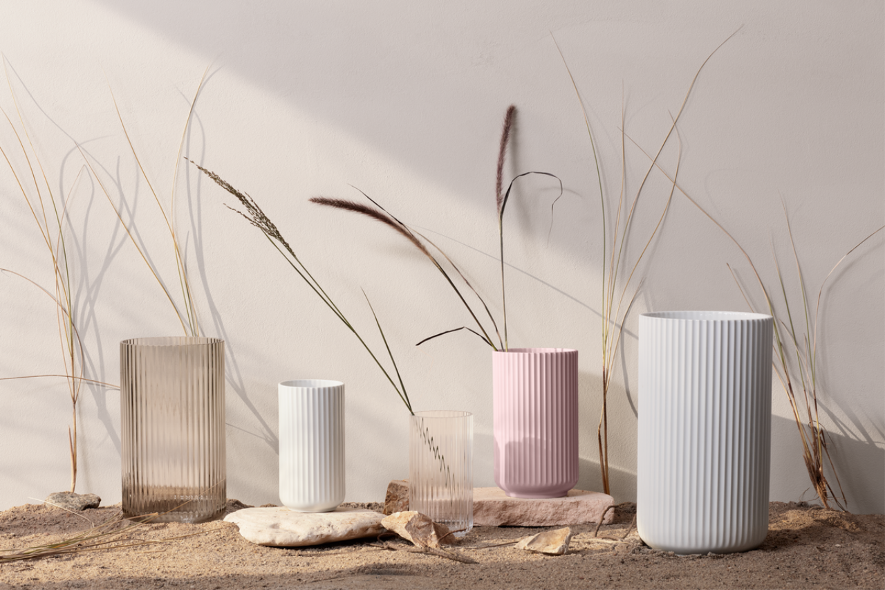 Lyngby Vase, 20.5cm, Klar