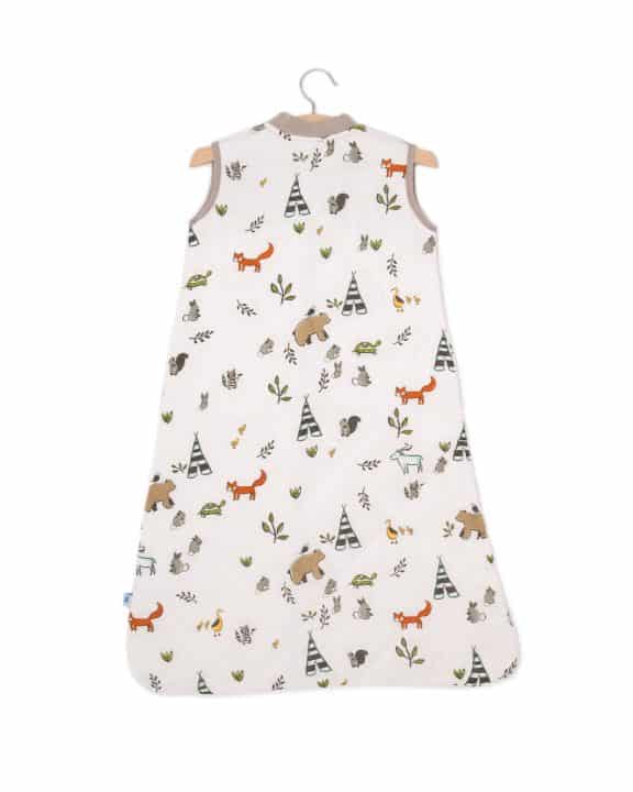 Cotton Muslin Quilted Sleep Bag Gr. S - Forest Friends Cotton Muslin Quilted Sleep Bag Gr. S - Forest Friends