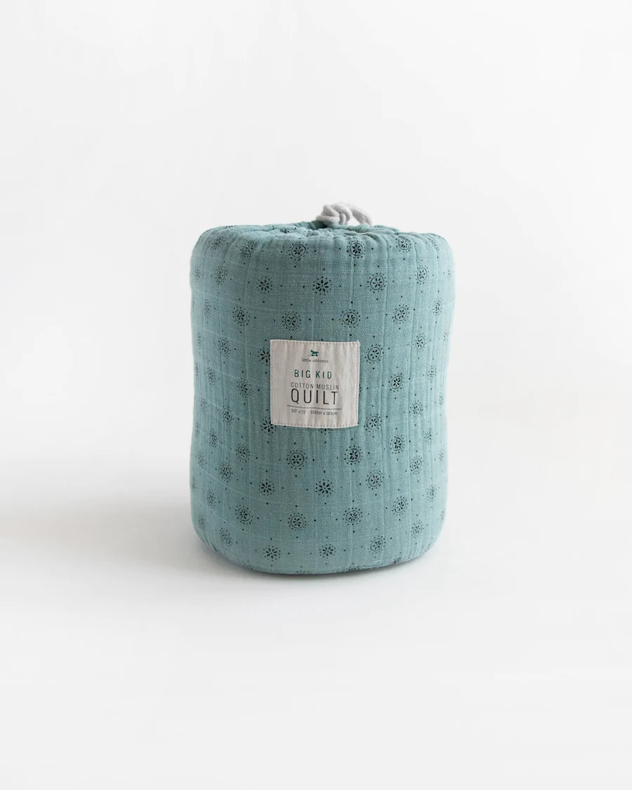 Cotton Muslin Quilt Big Kid - Wallflower
