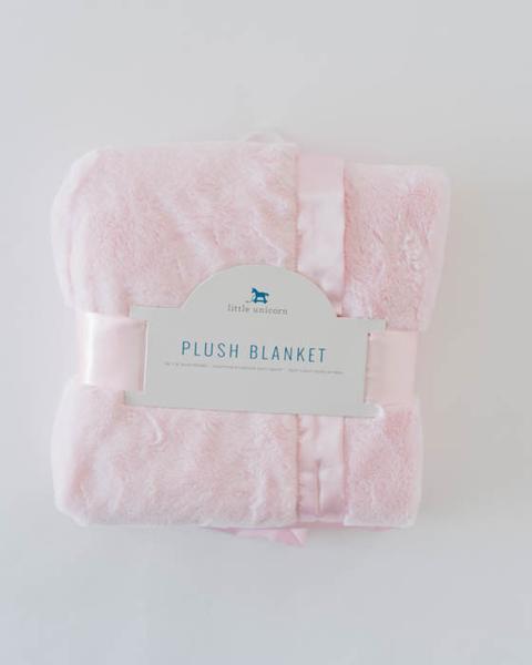Plush Receiving Blanket - Pink