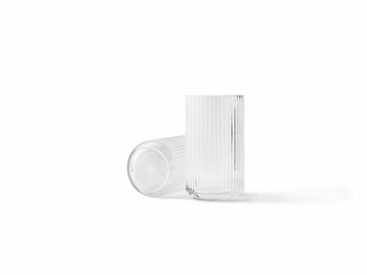 Lyngby Vase, 38cm, Klar