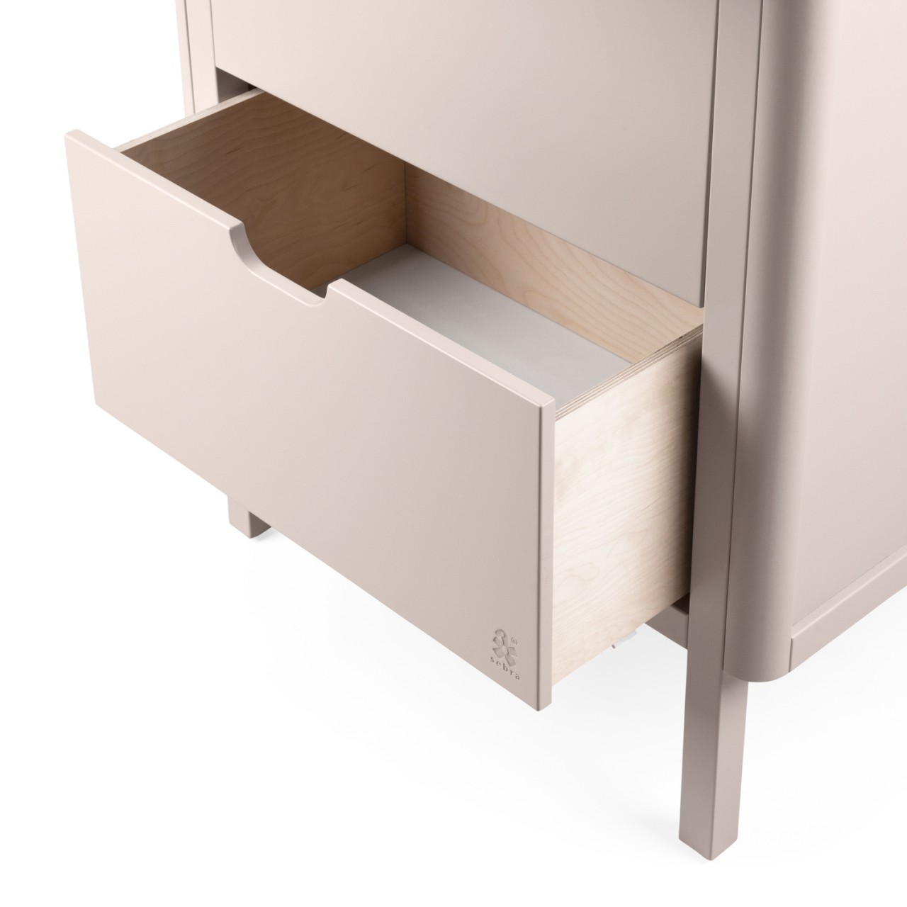 Dresser, Drawer, Holz, Beige, Zweifarbige