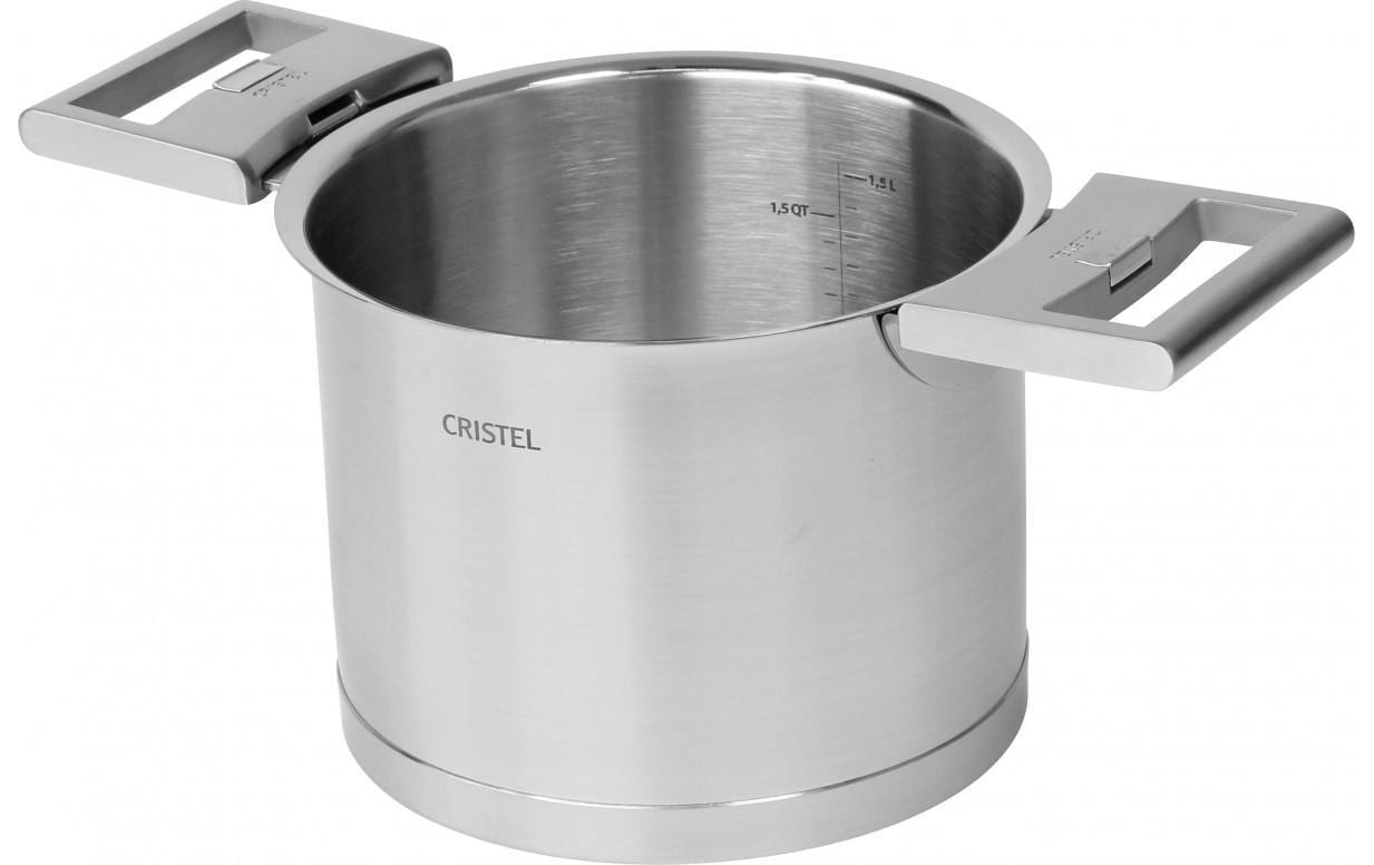 Cristel Topf Strate 1.6 l, Griffe ergänzbar