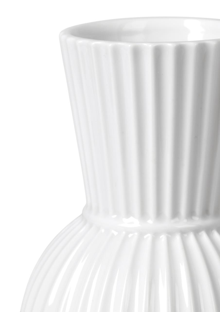 Lyngby Tura Vase, 18cm, Weiss