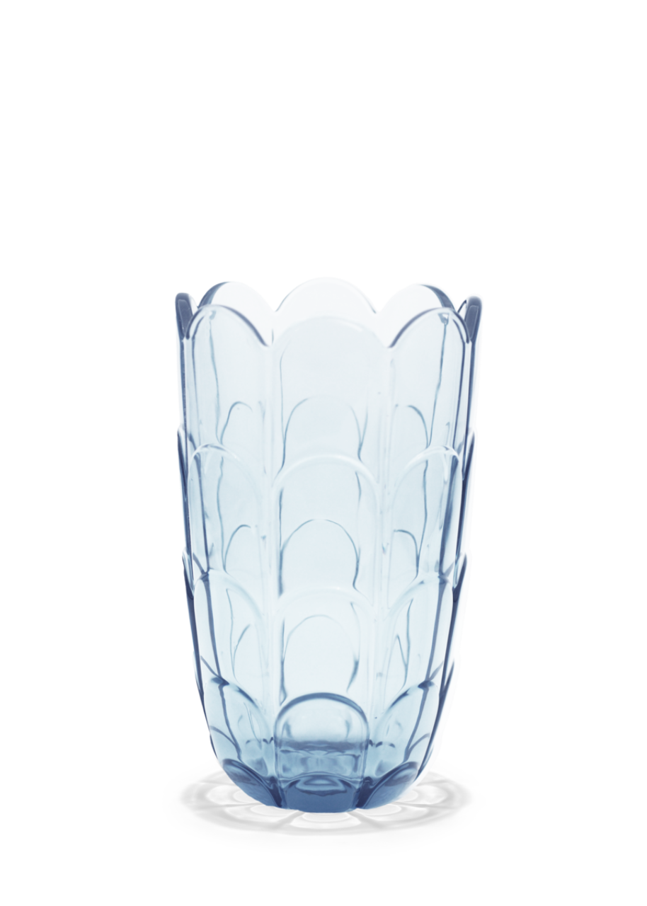 Vase Lilie, 19cm, Blue Iris