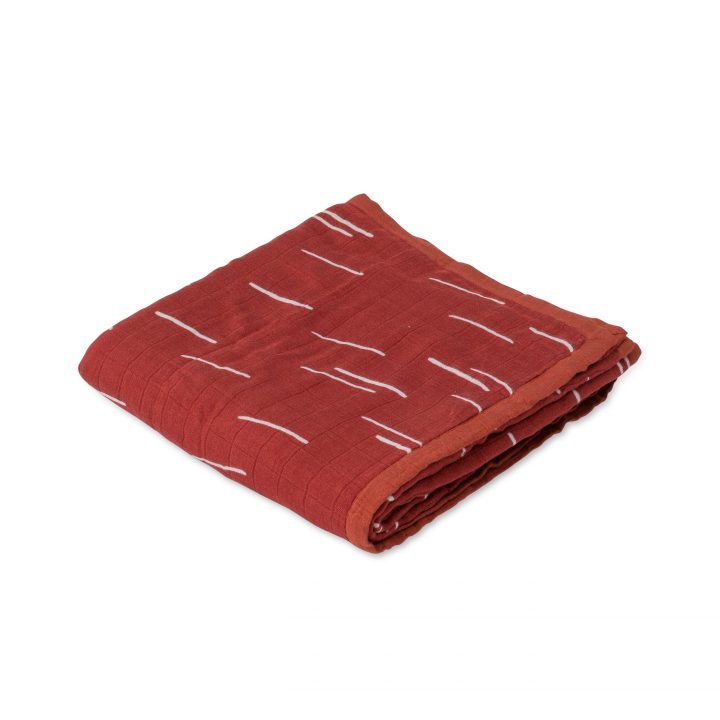 Deluxe Muslin Quilt - Baked Clay