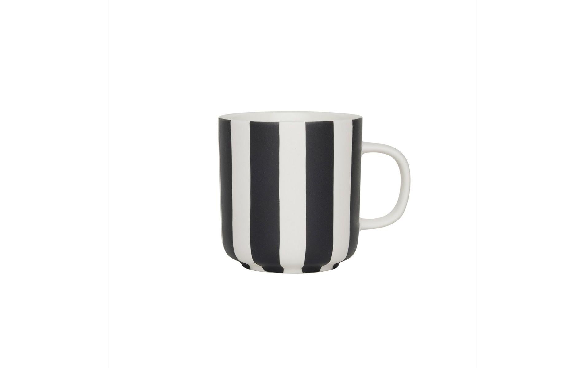 OYOY Tasse Toppu, weiss/schwarz