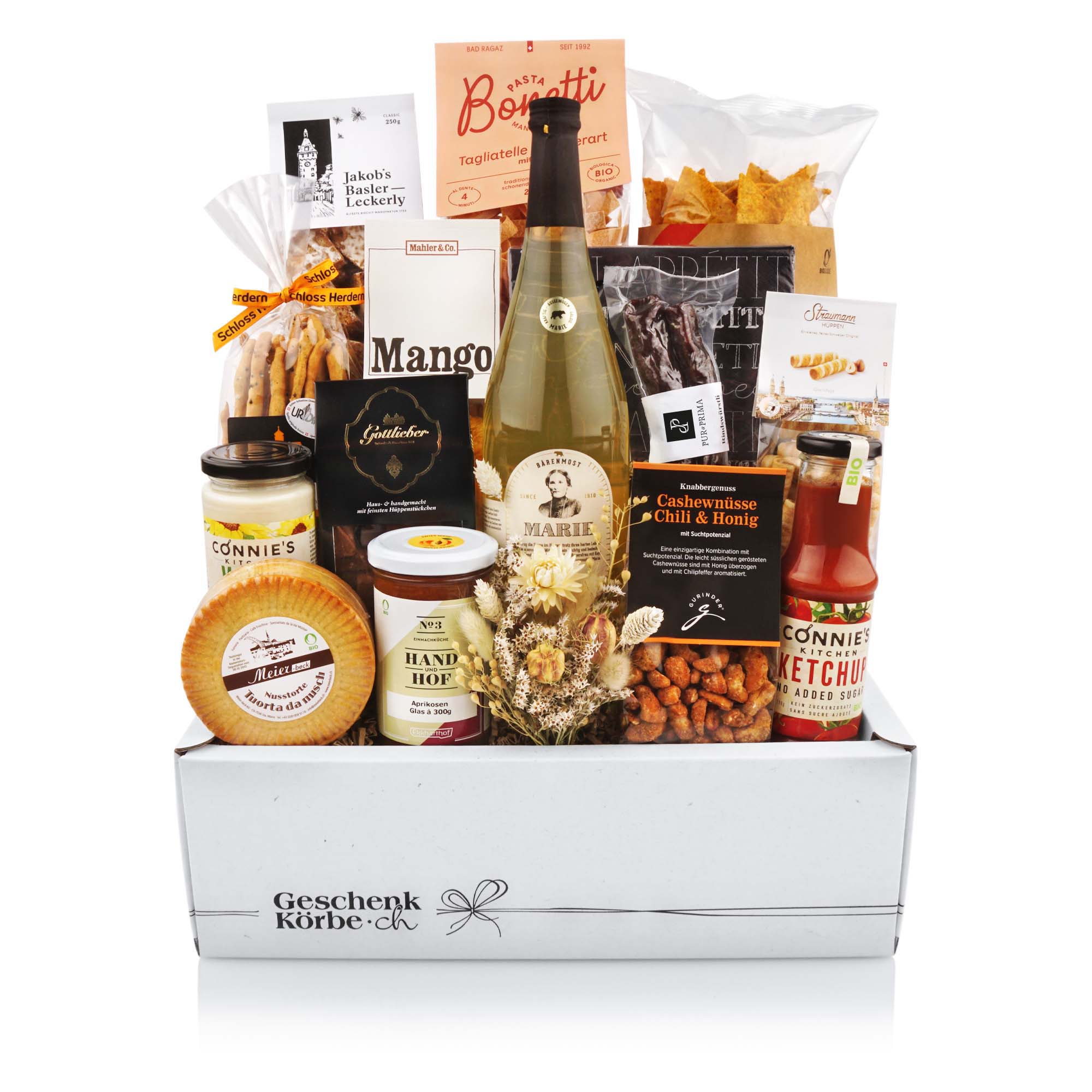 Geschenkkorb "Chili & Honig" Alkohol, Bier, Getränk, Essen, Ketchup, Alkohol, Bier, Getränk, Essen, Ketchup