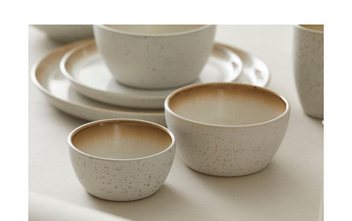 ceramic bowls, coffee bowls, porcelain, glazed speckle, set of 3