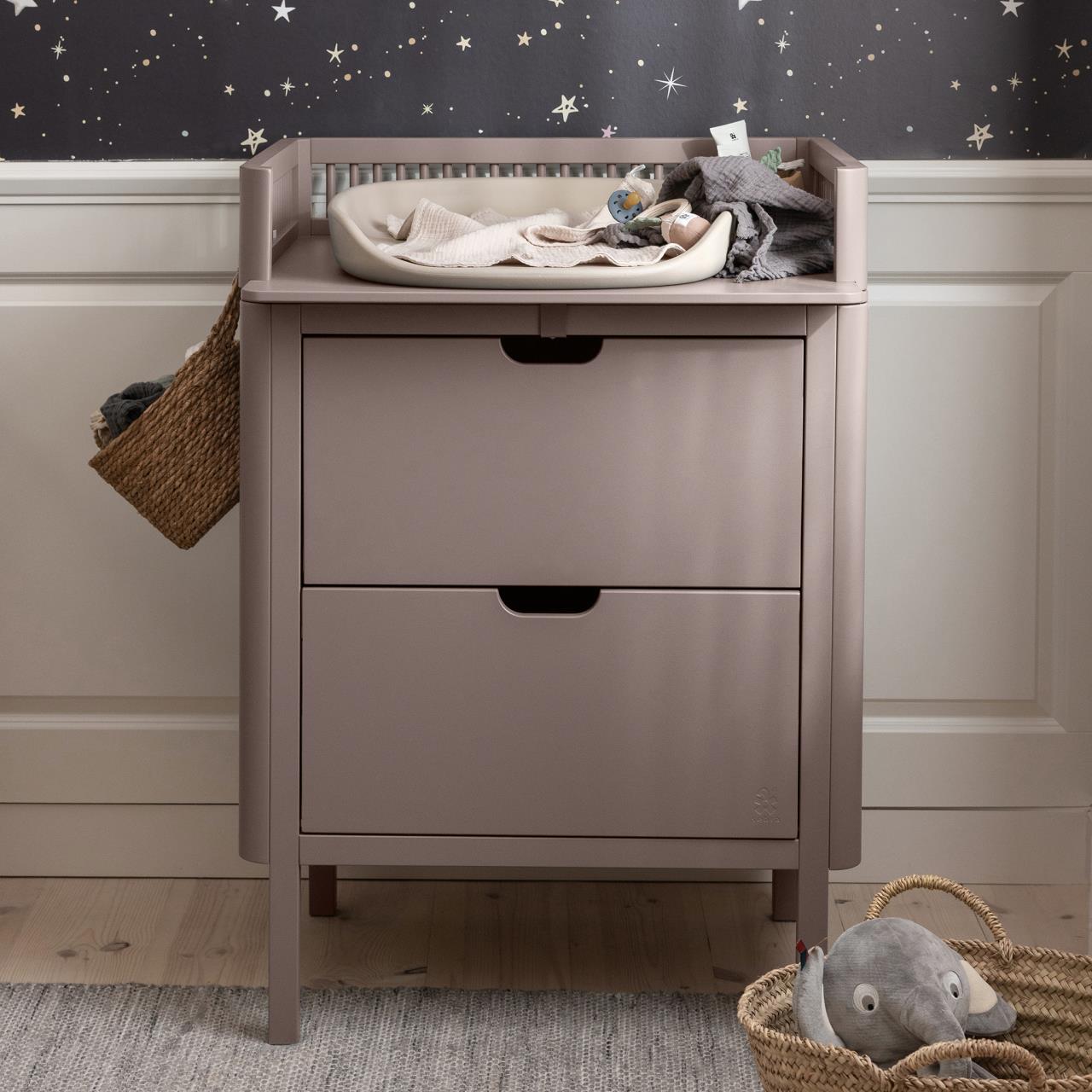 Sebra Wickelkommode Schubladen, jetty beige