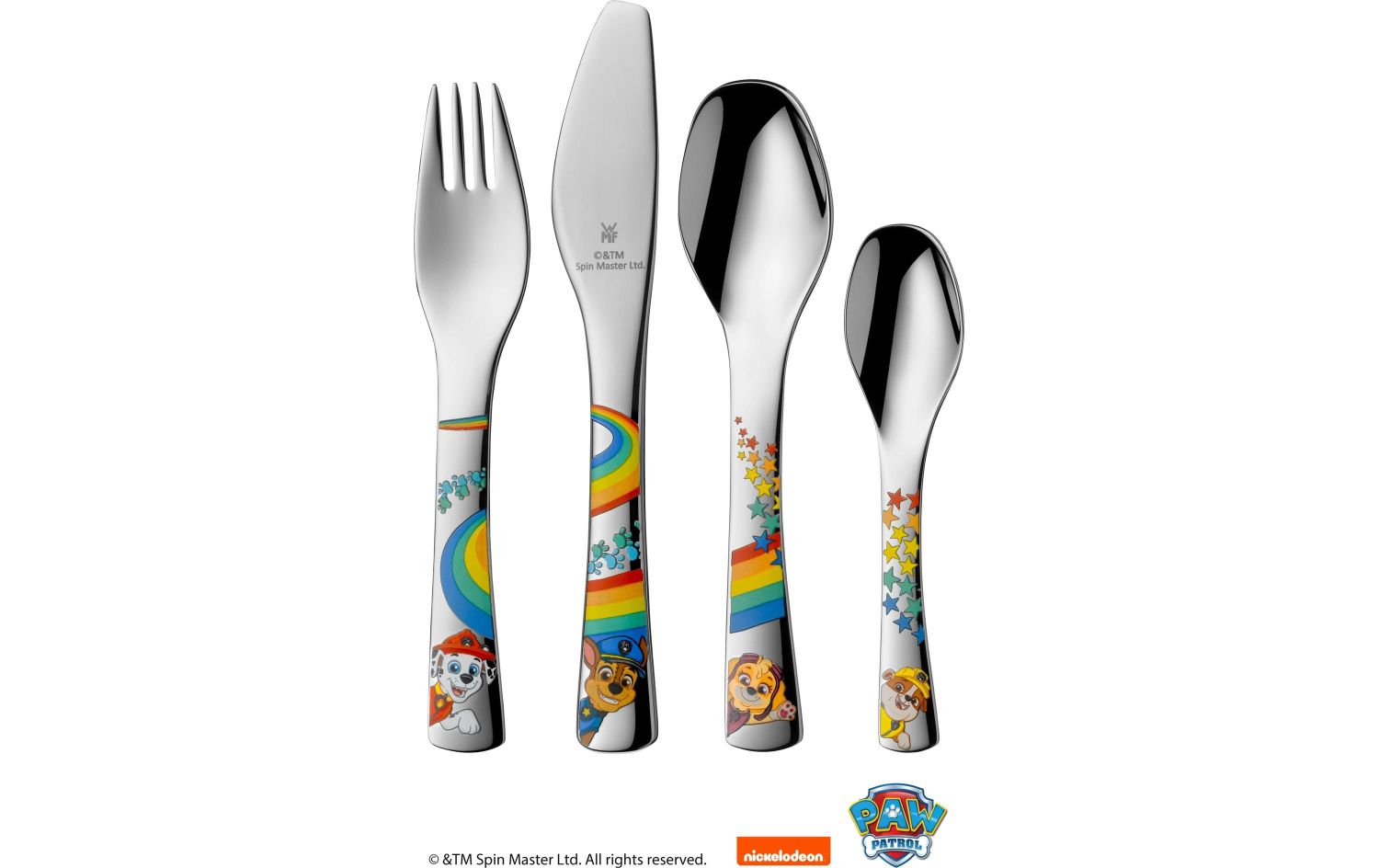 WMF Kinderbesteckset Paw Patrol Besteck, Gabel, Löffel