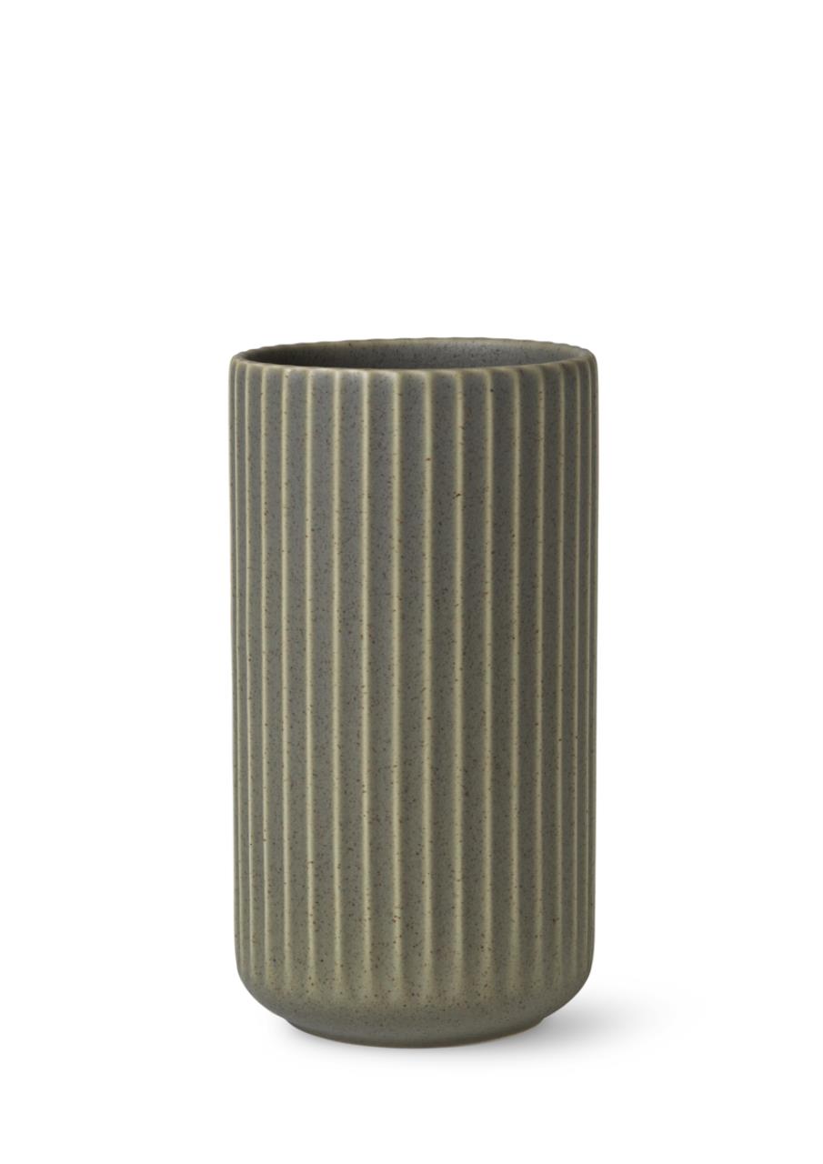 Lyngby Vase, 11cm, Olivgrün