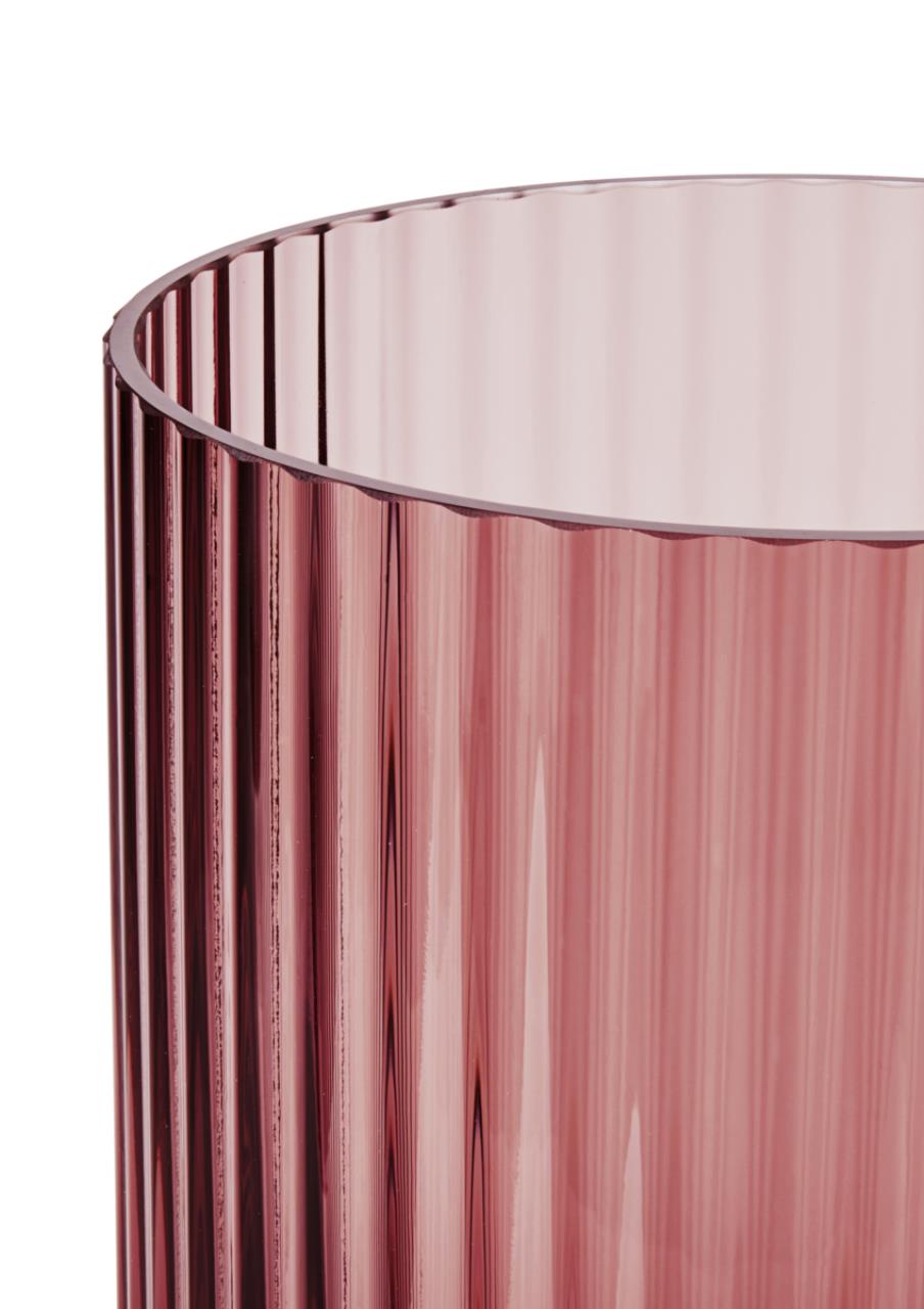 Lyngby Vase, 25cm, Burgundy
