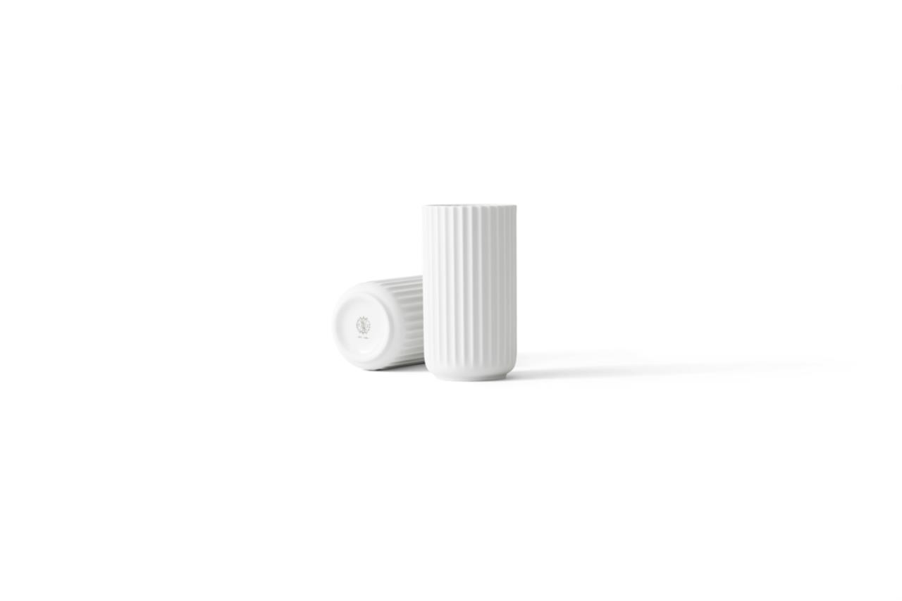 Lyngby Vase, 15.5cm, Weiss