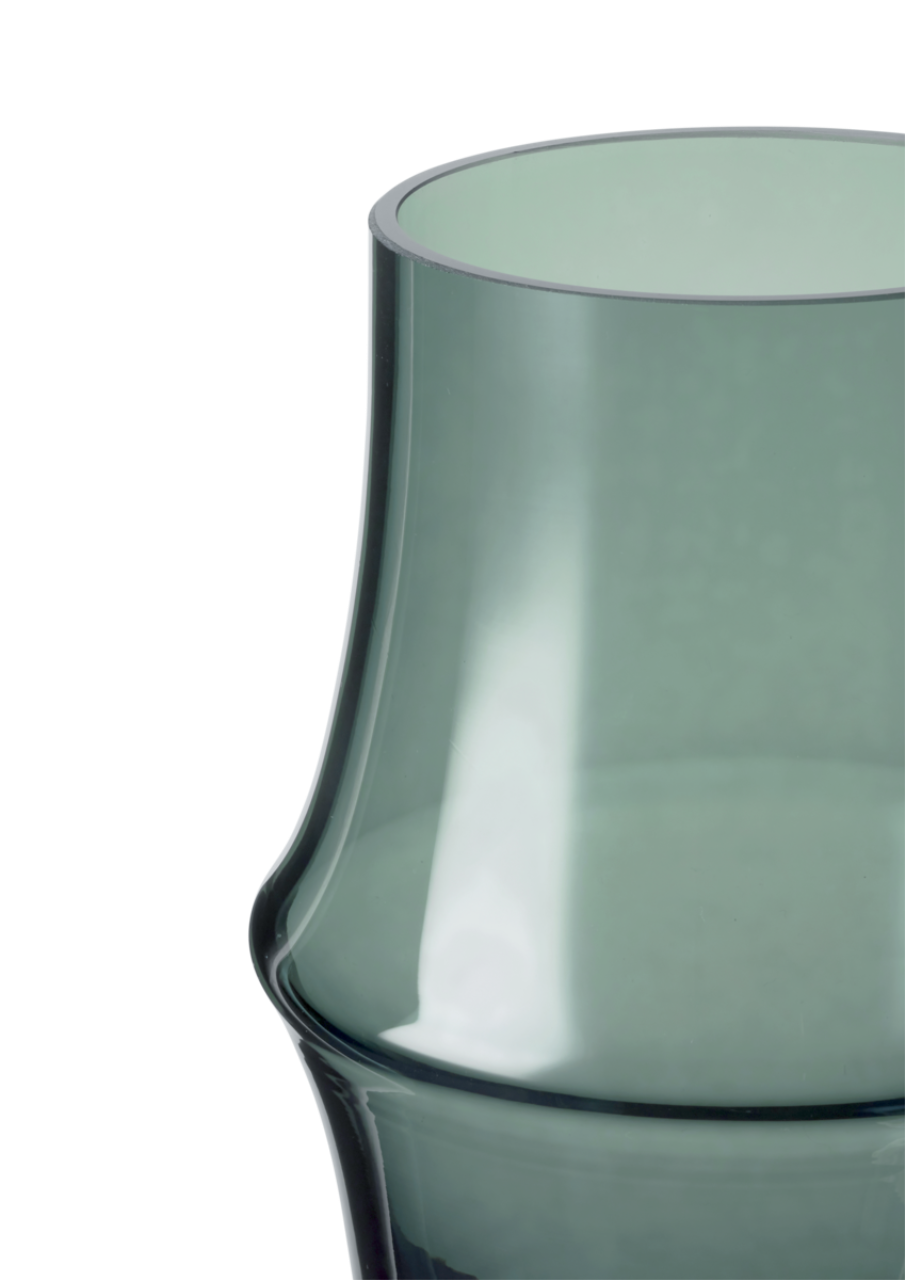 ARC Vase, 21cm, Dunkelgrün