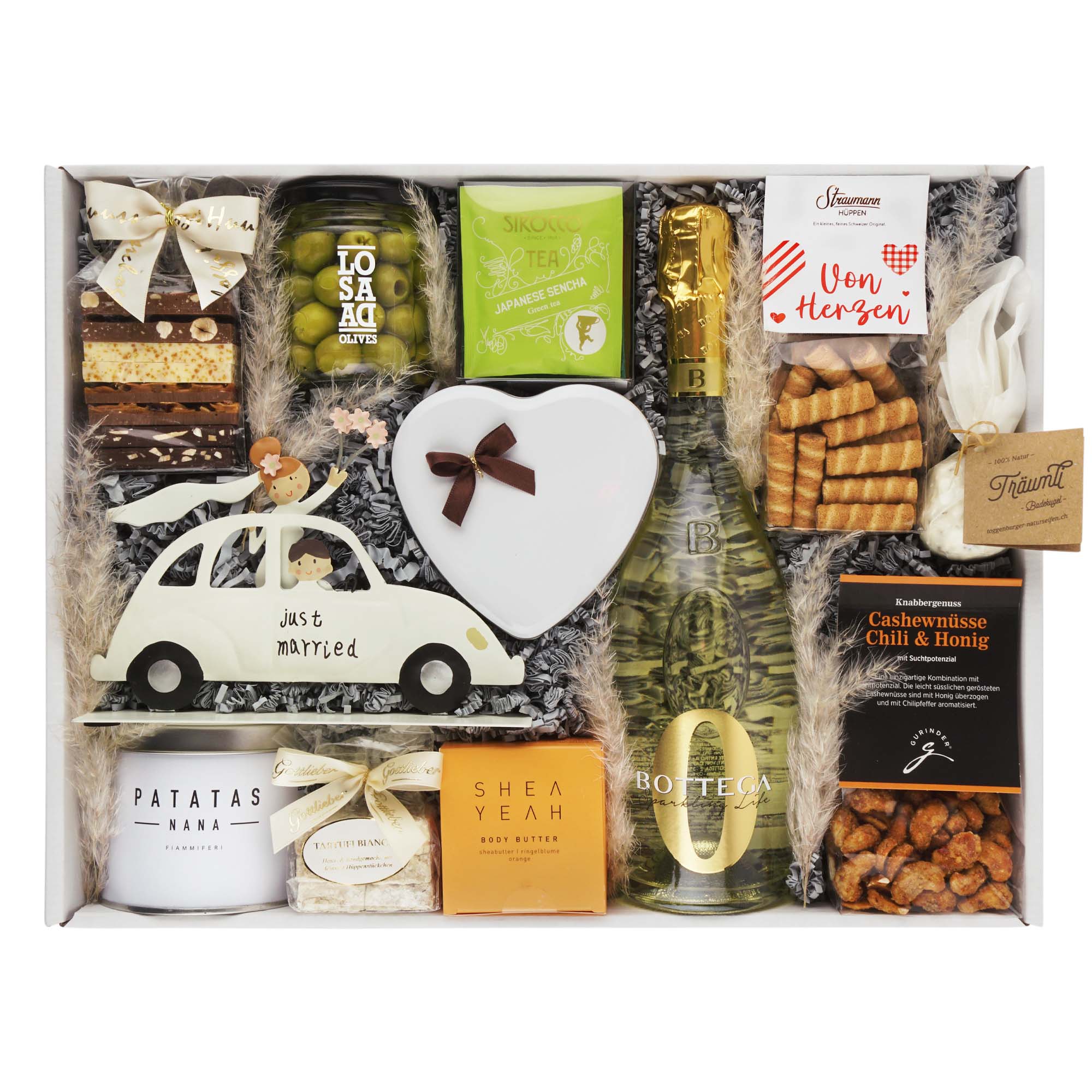 Geschenkkorb Hochzeit "Just Married"