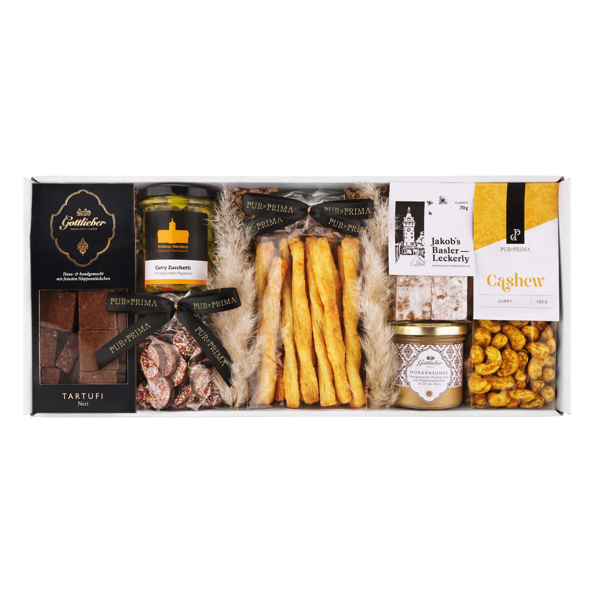 Gourmet-Box, Feinkost, KeksStäbchen, Cashew, Honigkekse
