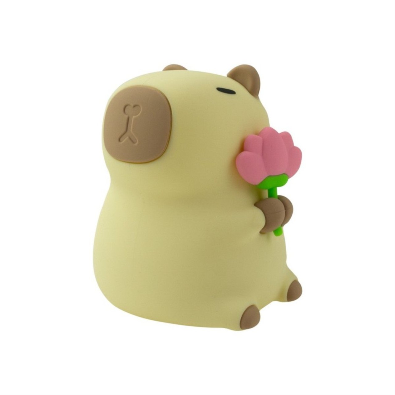 Spielzeug, anime figur, bär plüsch, gelb farbiger bär, blume blüte