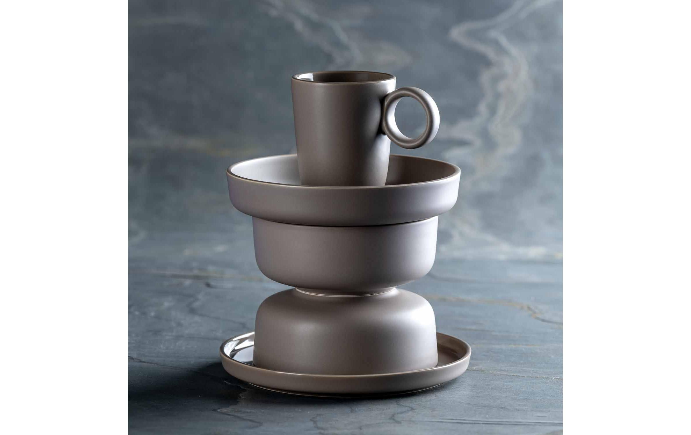 Pokal, Untertasse, Pokal, Untertasse